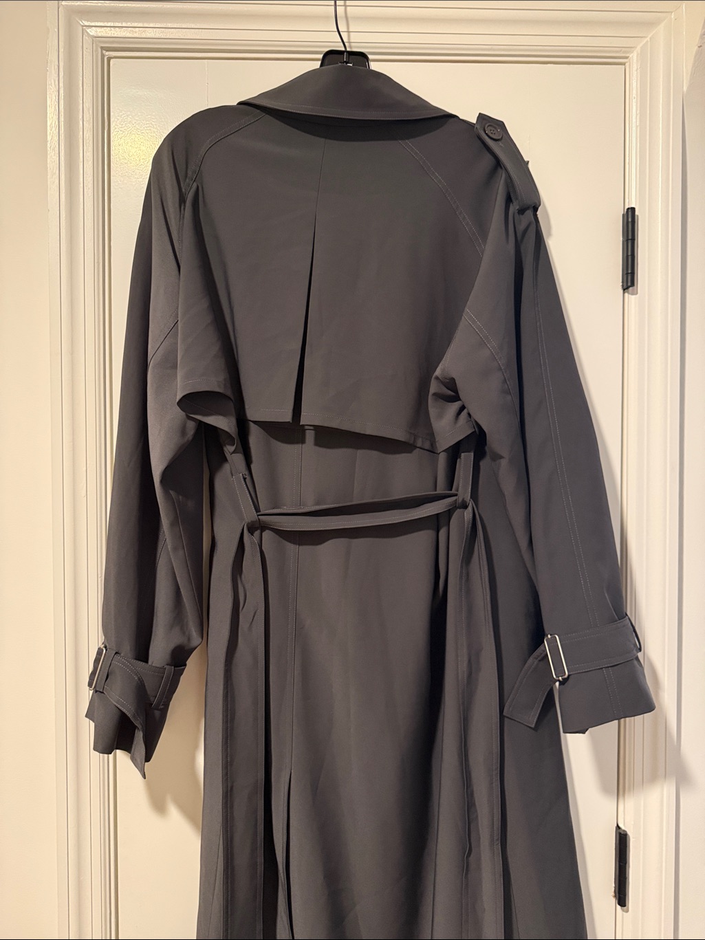 The Frankie Shop Veyron Trench Coat - Storm Grey — image 3 of 7